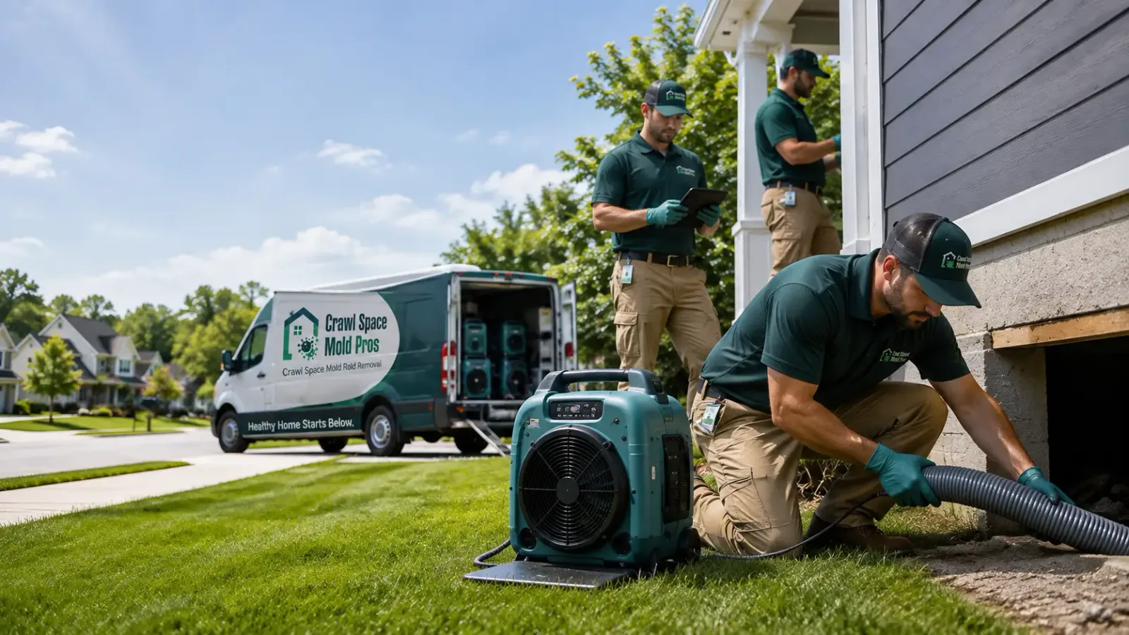 Crawl Space Mold Removal in Newport, RI